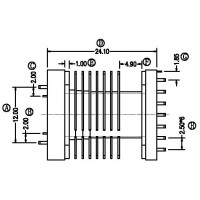 FX-S-2006/EFD-20SMD 臥式平槽(8+4P)