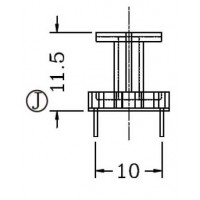 EE-16-3/EE-16立式(5+5PIN)單邊加寬
