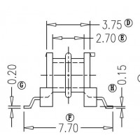 EE-502/EE-5EE-5.0臥式雙槽(3+3P)海鷗腳