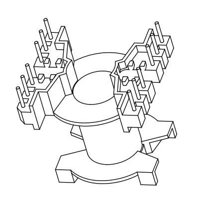 PQ-3535立式6+6P