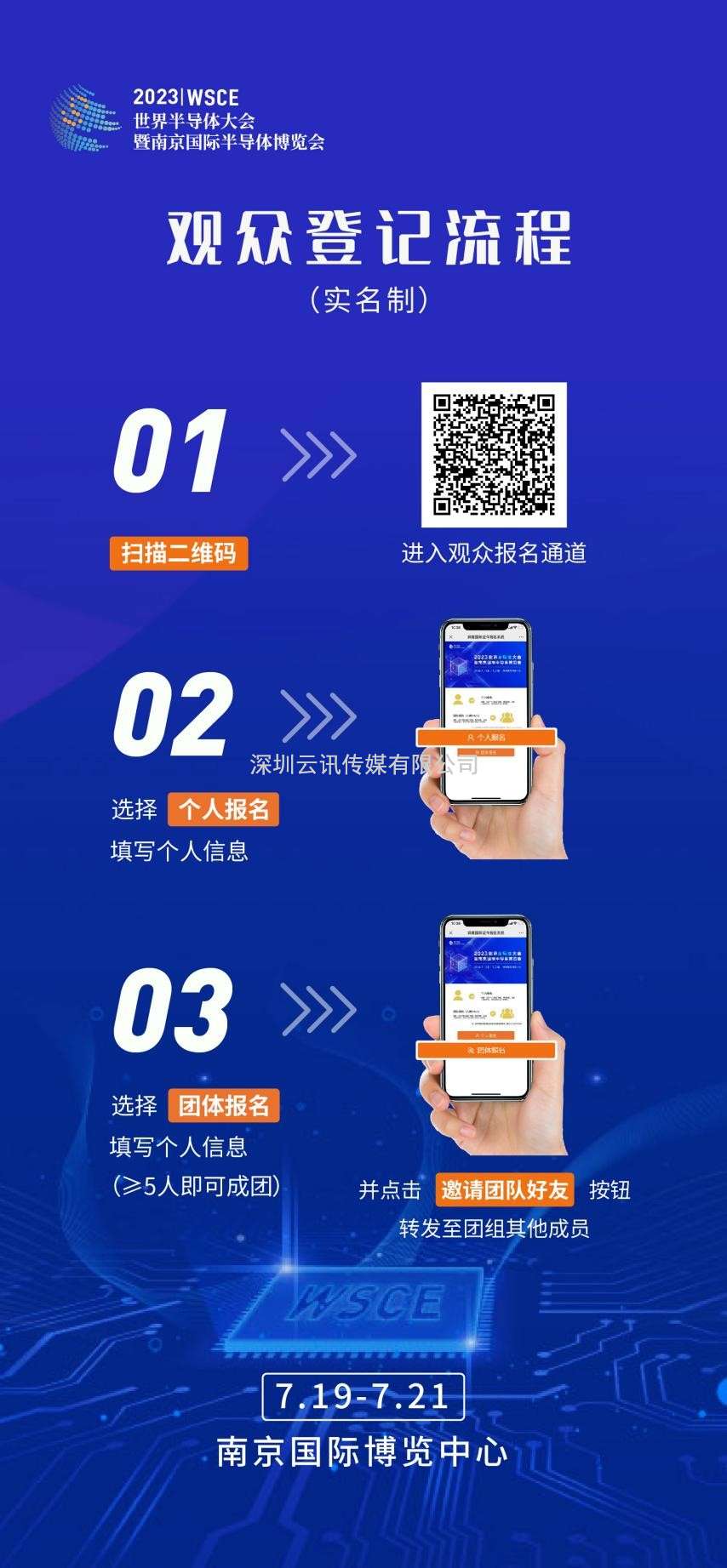 觀眾報(bào)名開啟，限時(shí)搶早鳥福利！2023世界半導(dǎo)體大會約你7月南京見!