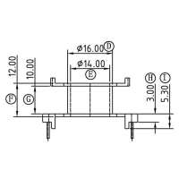 POT-3320/POT33立式(6+6PIN)