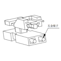 HXB-1015 EE10粗細腳臥式2+2針