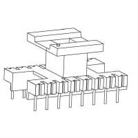金達(dá)成-EI-2814 EI28立式(8+8PIN)針徑Φ0.8腳距4.0排距20.0幅寬10.5