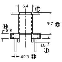 SL-1606-1/EE-16立式(3+3)PIN