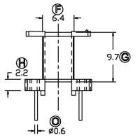 SL-1607/EE-16立式(3+3)PIN