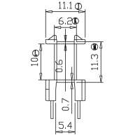 SL-1609/EE-16立式(3+3)PIN