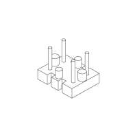 BASE-010?BASE2+2排距4.0腳距6.8