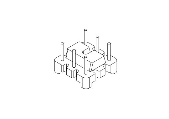 HX-012 磁環底座 3+3針 BASE