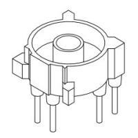 HX-017 磁環外殼底座 2+2+2針 BASE