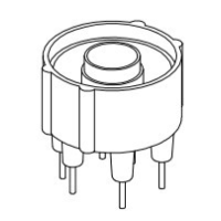 HX-035 磁環底座 2+2+2針 BASE