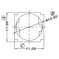 HX-041 磁環底座 無針 BASE
