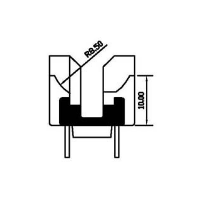 HXC-2417 磁環 底座2+2針 BASE