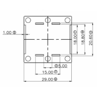 HXL-017 磁環 底座 無針 BASE