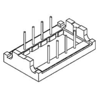 HXX-001 磁環 底座 4+4針  BASE