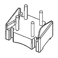 HXX-010 磁環 底座 2+2針  BASE