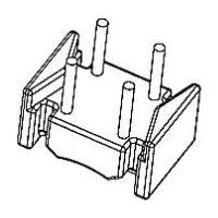 HXX-011 磁環 底座 2+2針  BASE