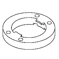 HXX-018 磁環 底座 無針  BASE