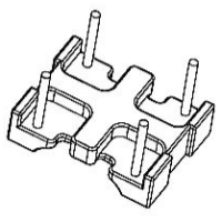 HXX-021 磁環 底座 2+2針  BASE