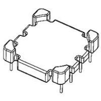 HXX-027 磁環 底座 4+4針  BASE
