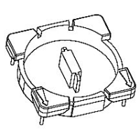 HXX-2032 磁環底座 2+2針 BASE