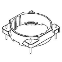 HXX-2201 磁環底座 2+2針 BASE
