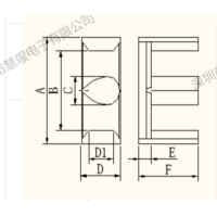 ECO磁芯 高頻變壓器鐵氧體磁芯 High-frequency transformer Ferrite Core