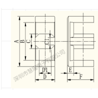 EED磁芯 高頻變壓器鐵氧體磁芯 High-frequency transformer Ferrite Core